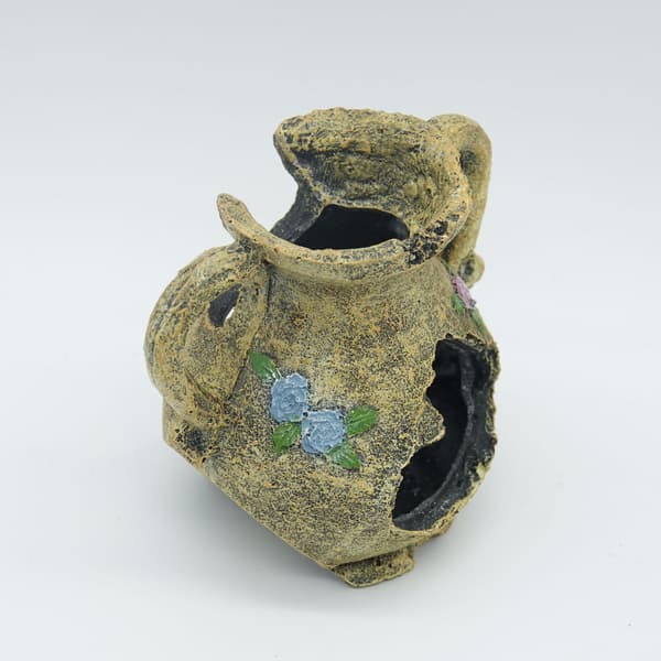 Vase, akvariedekorasjon, fisketank, vinflaske landskapsdekorasjon