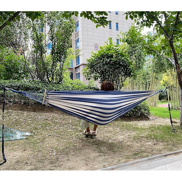 1 st bekväm tyg hängmatta, perfekt för camping utomhus