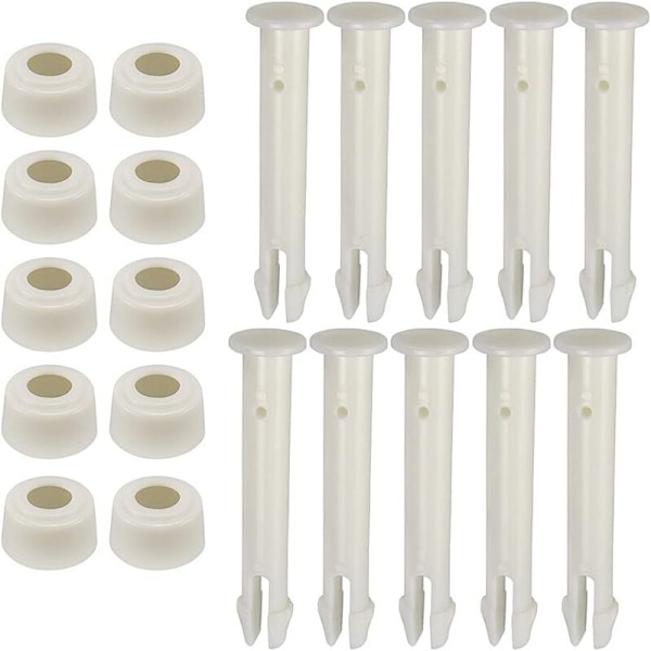10 plaststift för Intex Round Metal Frame Pools Reservdelar för poolfogar för swimmingpoolfogar, ersättning av reservdelsfogstift