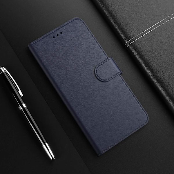 Fodral för Samsung Galaxy A13 4G / 5G (Blå Bok), Samsung A13 Lite Fodral, Premium PU Läder Skyddande Skal, Magnetisk Stängning Väska, Flip Case Compa