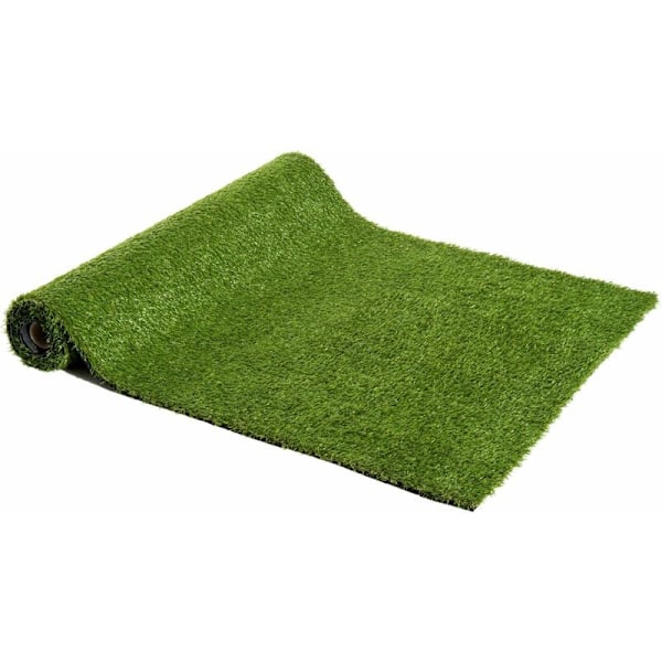 Kunstgress Kunstgress Syntetisk Plen Innendørs Balkong Utendørs Falskt Gress for Hage Kjæledyr Hunder 10mm Høyde (1m × 2m) - RWGosynthetic Turf