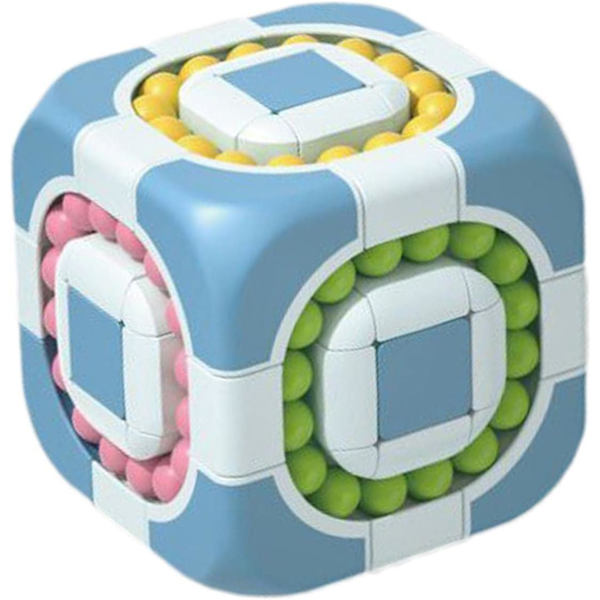 Magic Beans -opettavaiset lelut - Magic Beans 3X3 pyörivät sormen kuutiot - Kädessä pidettävä pyörittäjä rentouttava kuutio lelu aistihavaintolelu lapsille, syntymäpäivä, pääsiäiskori