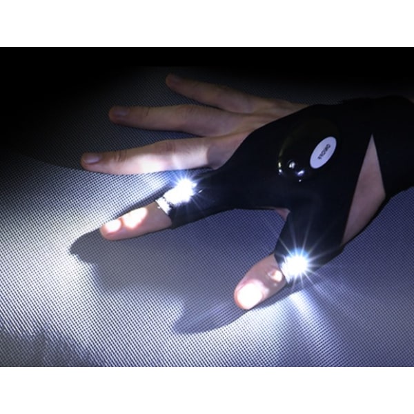 LED-handskar med lampor för fiskepresenter för män, fars dag Gi