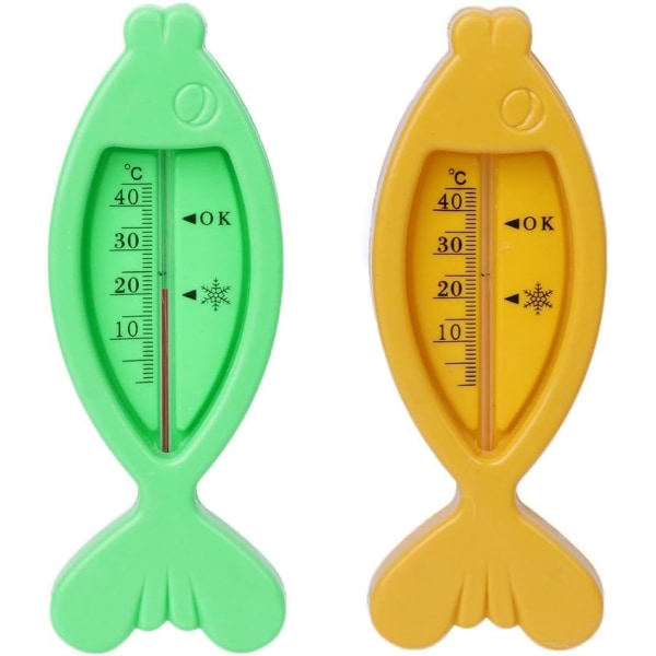 Fiskeformet vanntermometer for baby-småbarnsbadetemperatur S