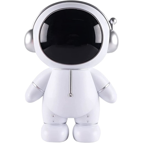 Poika Astronautti Säästölipas, Söpö Muovinen Kolikko Säästölipas Paperi Säästölipas Henkilökohtainen Käteis Kolikkopurkki Joulu Syntymäpäivälahja (Hopea)