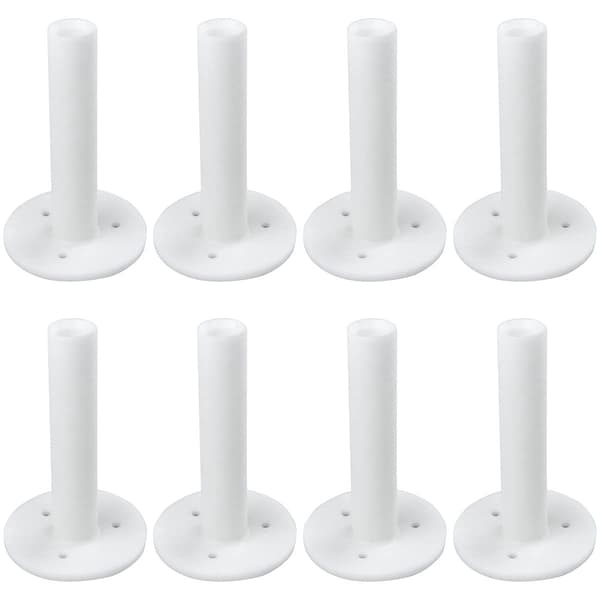 Gummigolftee Set med 8 st, Hållbara och Stabila, Perfekta för Driving Ranges, Golfmattor