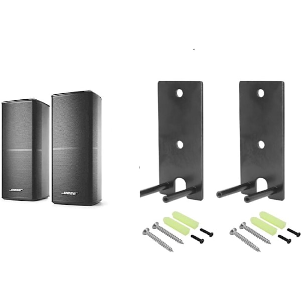 Veggfeste for Bose OmniJewel Lifestyle 650 Hjemmehøyttaler, Bose Surroundhøyttalere 700 Erstatningsbraketter (1 par)