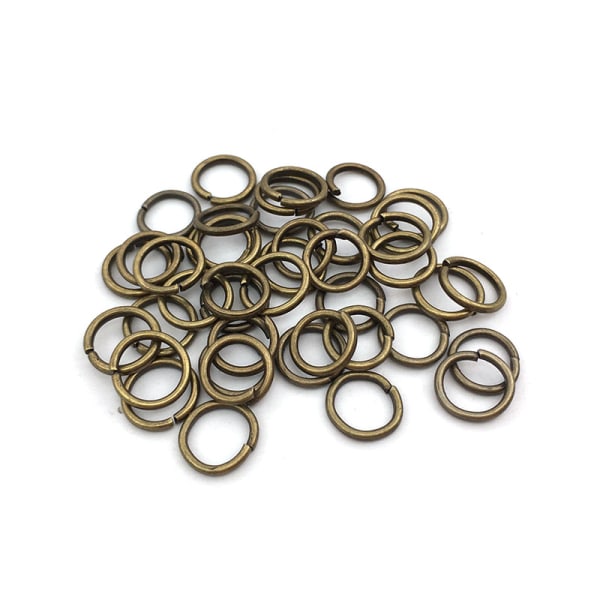 500 O-ringe flere størrelser af åbne ringe enkeltringe jernringe