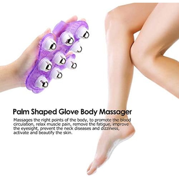 Anti-selluliittimassagekäsine (sininen), anti-selluliittimassageriharja Cosmopolitan Body Massage Glove Anti-Stress Manual Massager