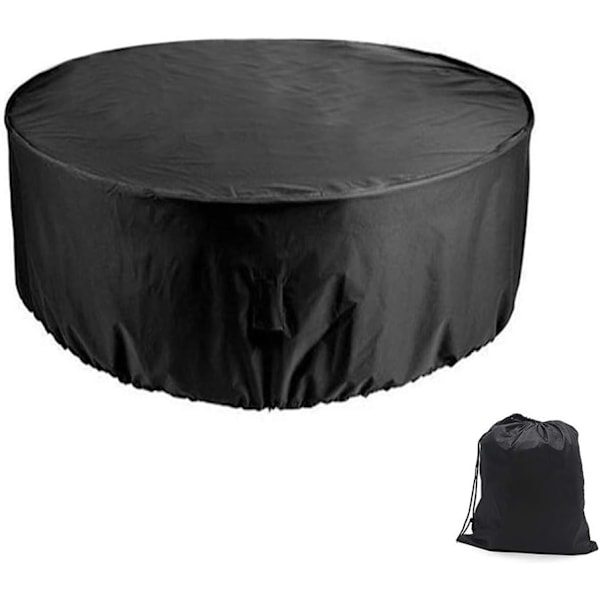 Beskyttende Trekk for Rundt Bord og 4 Stoler Møbeltrekk Møbler Patio Hage Terrasse 185 x 110 cm