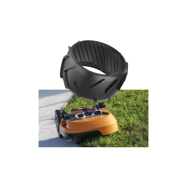 Passer til Worx robotgressklipper forhjul, svart gummi navkapsel, M500, M700, S300, M1000, M700 Plus