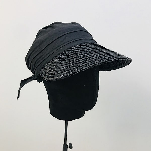 Svart - Baseballcaps - Vanlig - Enkel uformell baseballcaps for kvinner, bomullslappverk, andeunge, stråhatt, solbeskyttelse for stranden.