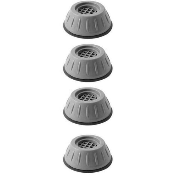 4 st Anti Vibrationskuddar för Tvättmaskin Fuktbeständig Gummifotplatta Bullerreducering Tvättmaskin Bottenfäste Anti-Slip Mattor för Kylskåp T