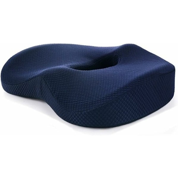 Sett med memory foam, ortopedisk for hemoroider, bil coccyx pute, hjemme, kontor, gamer, på rullestol, korsryggstøtte, sickbook