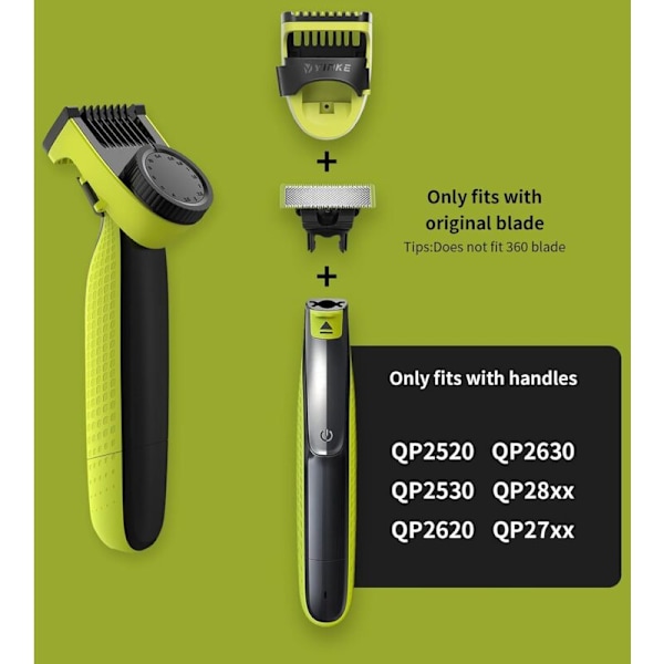 14 mm höjd klippkam för One Blade, kam för QP2520 QP2530 QP2630
