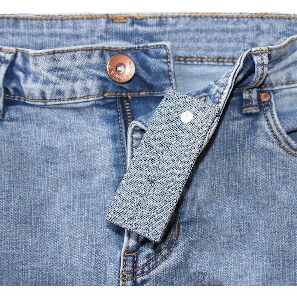 Denim-taljeforlængerknap til jeans og nederdel Komfortable metal knapper 4 stk. assorterede farver