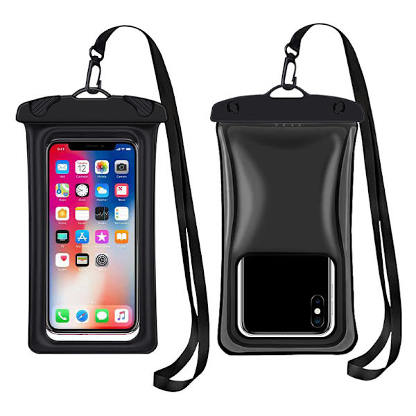 IPX8 vedenpitävä puhelinkotelo, universaali vedenpitävä puhelinkotelo jopa 7 tuuman puhelimille, iPhone 14/13/12/11 Mini Plus Pro Max XS XR X SE, Samsung S22 S20 FE A52,