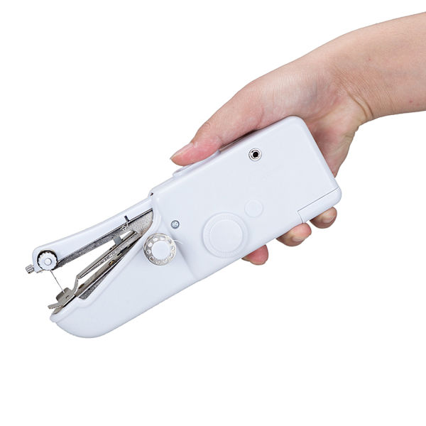 Bärbar handhållen symaskin Mini elektrisk symaskin Lätt att använda Bärbar DIY Hem för nybörjare
