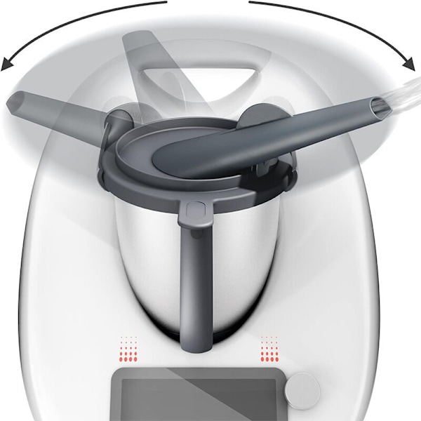 Ångledare kompatibel med Thermomix TM5, TM6, TM Friend, med ångöverflödesskydd, tillbehör för spis, möbelskydd, fläktkåpa