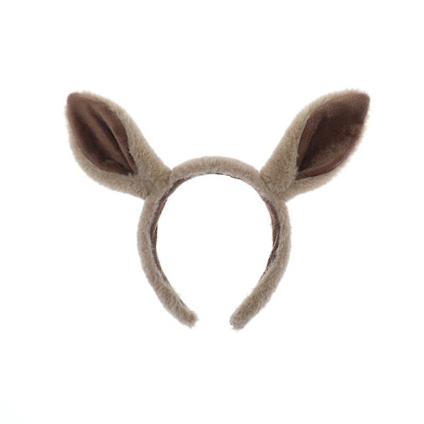 Plush-eläinten korvat ja sarvet -pääpanta - Halloween, joulu, festivaali, teemajuhlat, eläinten cosplay-asu, pääpanta