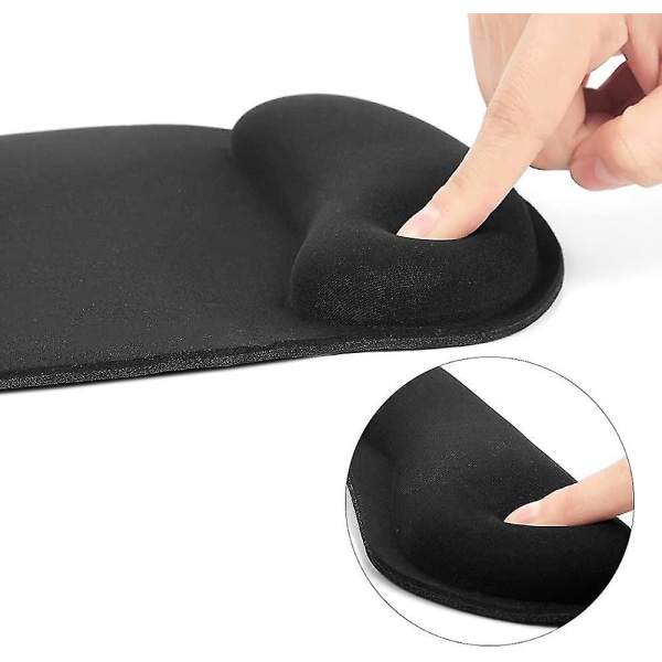 Musemåtte, Gel Gaming Tastatur Og Mus Håndledsstøtte, Ergonomisk Hukommelsesskum Håndled