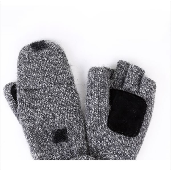 1 par vinterhandsker, unisex vindtætte varme handsker