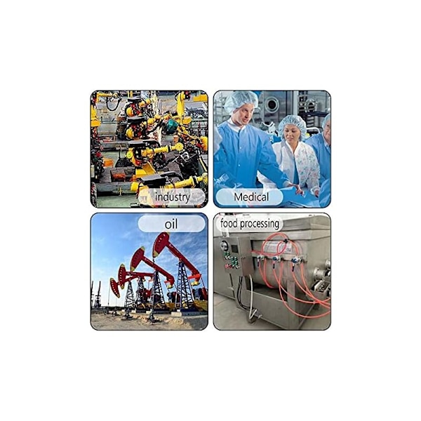 (8,8 × 8,8 × 35,9) 2 Delar Anti-returventil 1/8 \"Luft hexagonal anti-returventil, envägs anti-returventil, för trycktank från panna