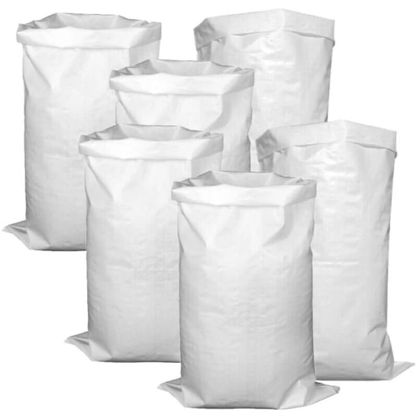 10 stk. sekker for bygningsavfall, hageavfallssekker, anleggssekker, sekker for graving på anleggsplasser, avfallssekker for anleggsplasser, vgtaux dchetes de site 60x110 cm