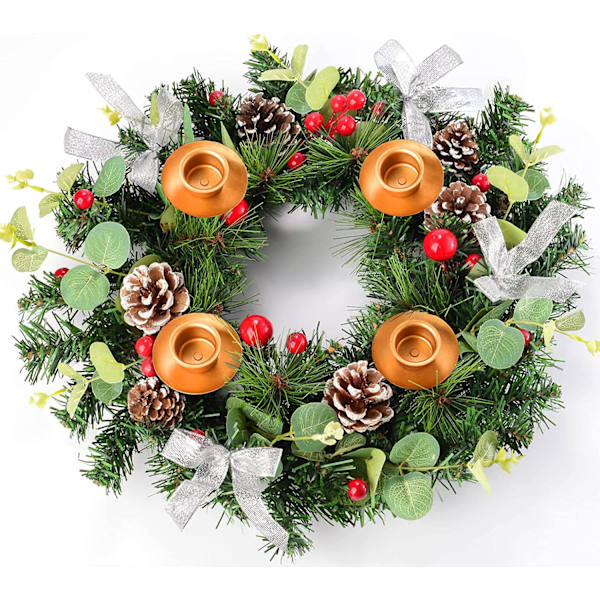 Julgransprydnad Jul Ljusstake Med Julkrans