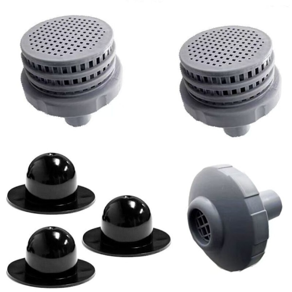 Intex Litet Poolfilter - Paket med 2, Pooltillbehör, rörstöd, Filter med Ventil Murale De Piscine de Piscine