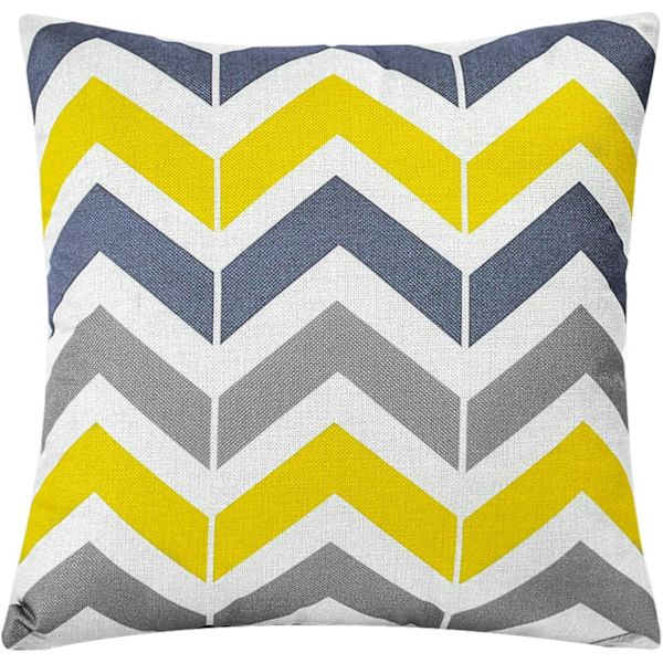 Kuddfodral 45 x 45 cm, set med 4 örngott Bomull och linne örngott Kuddfodral för trädgårdssoffa säng prydnadskuddar