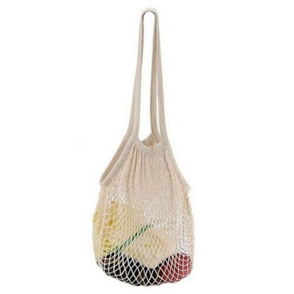 Indkøbsnet Pose med kartofler i 25*35*38CM økologisk bomuldssnor Farve, Stof, one size