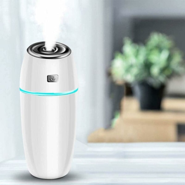 Bil Luftfukter USB Bil Luftfukter Ambient Lys Luftfukter Bil Luftfukter Fargerikt Nattlys Luftfukter Atomiserende Luftfukter