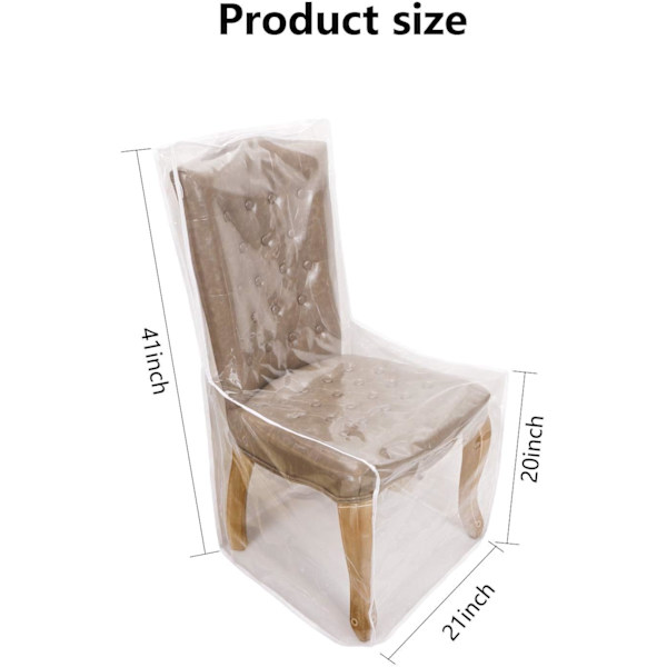 Stolskydd, Plastmatstolsöverdrag, Plast Transparent