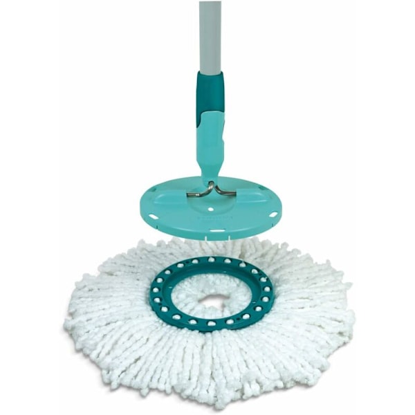2 puhdistuspään setti Clean Twist Disc Mop -moppiin, ihanteellinen laatta- ja kivipinnoille, imukykyinen vesi ja lika mikrokuitu, vaihtoreunukset, helppo vai