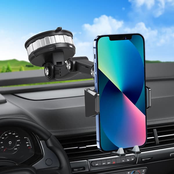 Biltelefonholder, Super Suction Cup Dashboard Biltelefonholder, Vindusrute Bilholder