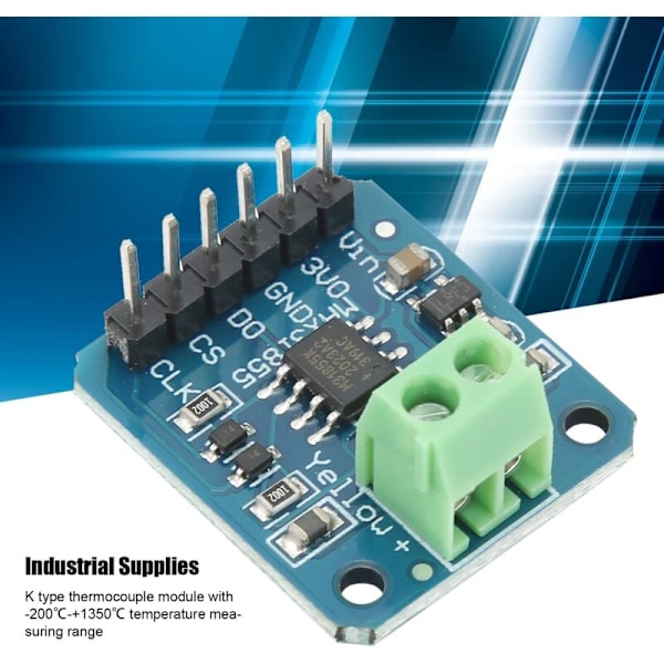 Temperatursensormodul med termoelement typ K 200 ℃ till +1350 ℃ SPI-port MAX31855