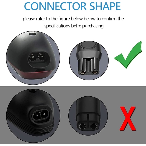 Oplader Shaver Oplader Trimmer Passer til Shaver Elektrisk Skægtrimmer Strømforsyning Oplader til Philips Norelco hq8505 9000 7000 5000 3000 mg5750 mg7790