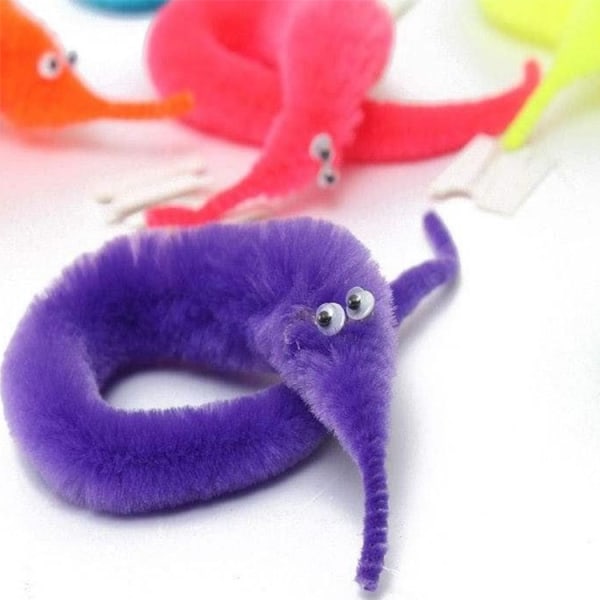 Fluffy Worm Wire Toys til festartikler
