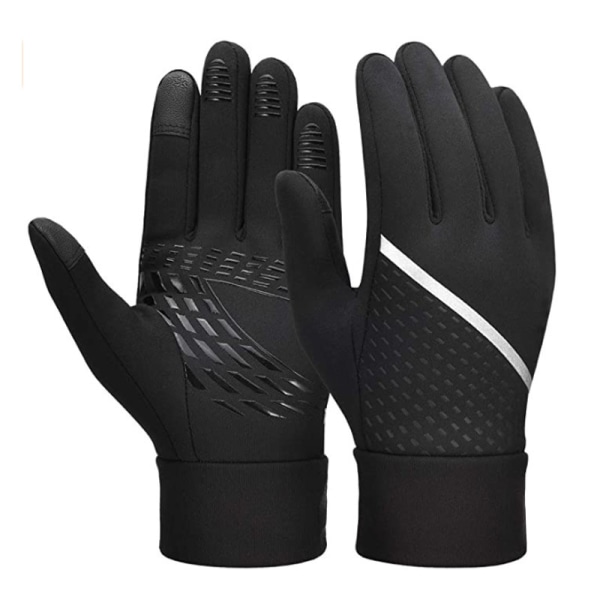 Kids Running Sports Gloves Cycling Boys Winter Touch Screen(S) Thermal Children Girls Windproof Outdoor Anti-slip Gloves Warm Bike Riding Football W