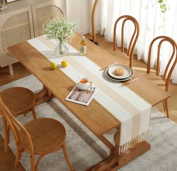 Bryllup, bursdagsfestduk, borddekorasjon