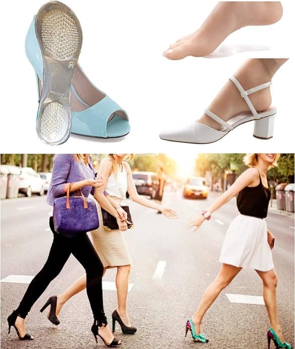 3/4 Indlægssåler Arch Support Party Fødder til Damer Sko/Høje Hæle