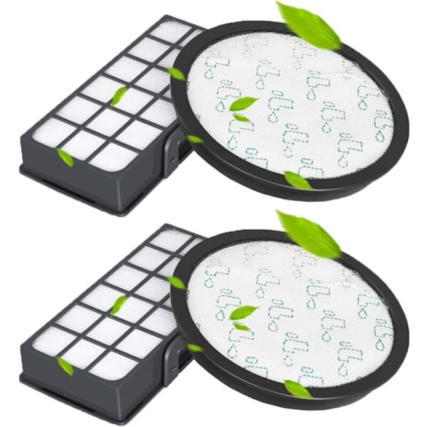 2 st filtertillbehör, ZR903701 filter för Rowenta Silence Force Cyclonic 4AAAA RO7634EA RO7647EA RO7663EA RO7676EA RO7681EA (RO76XX Modell) dammsugare