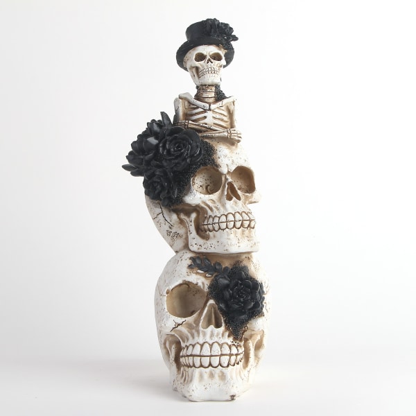 Resin kranium menneskeligt kranium medicinsk model Halloween gave mønster kraniet dyr kunst kranium