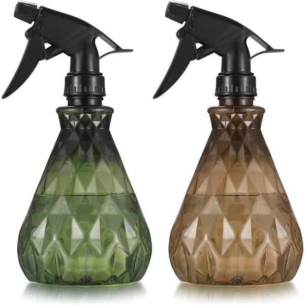 2 x 500 ml påfyllbare tomme sprayflasker, sprayflasker, hageplanter sprayflasker