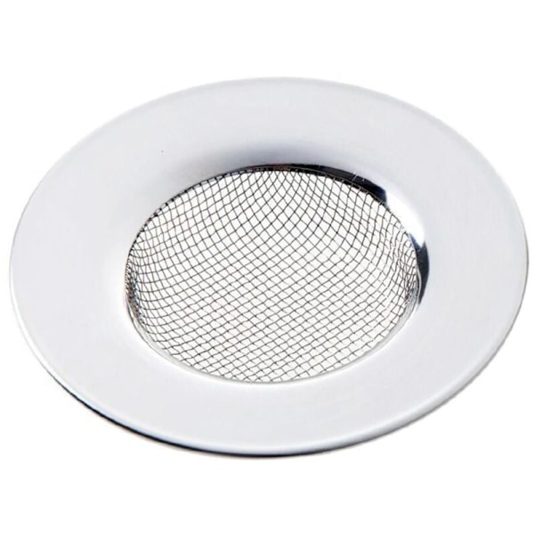 Sæt med 2 vaske si til brusebad, hårfanger til badekar eller køkkenvask hul dræningsfiltre i rustfrit stål. Diameter på 3 TOMMER 7,5