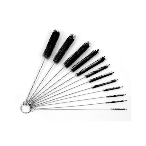 13 Dele Distributionsrensebørste 304 Rustfrit stål Nylon Ildslange Rør Dutchbroken Broan