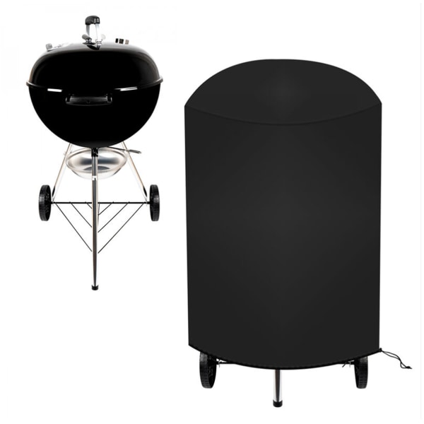 Beskyttende grilltrekk vanntett, anti-UV - 70 x 70 cm - Svart