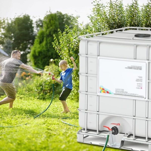 1 Messingsæt Lavet 1/2 \"Vandhane adapter IBC vandopbevaringsboks Hane til Have Regnvand