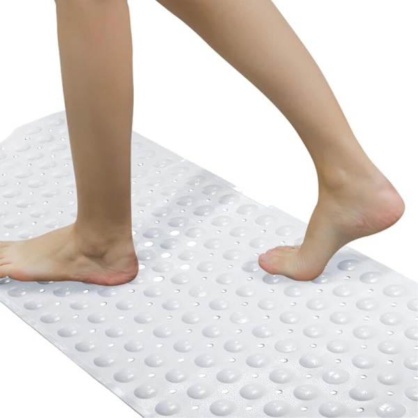 Halkfri, mögelresistent, mycket lång, antibakteriell, BPA-fri, latexfri ftalatfri, maskintvättbar, 99x40 cm